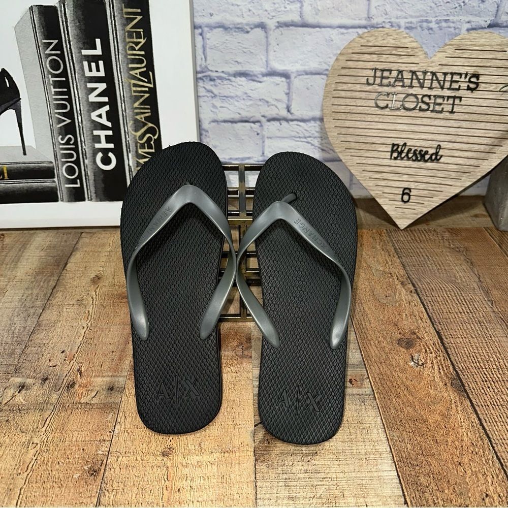 Armani exchange flipโflop sandals size 11/12